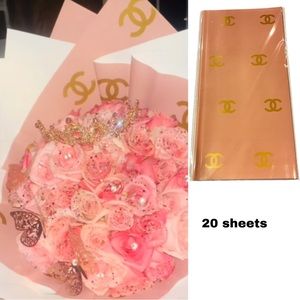 Waterproof Korean Floral Wrapping Paper 20 Sheets Flowers Bouquet Gift/p…